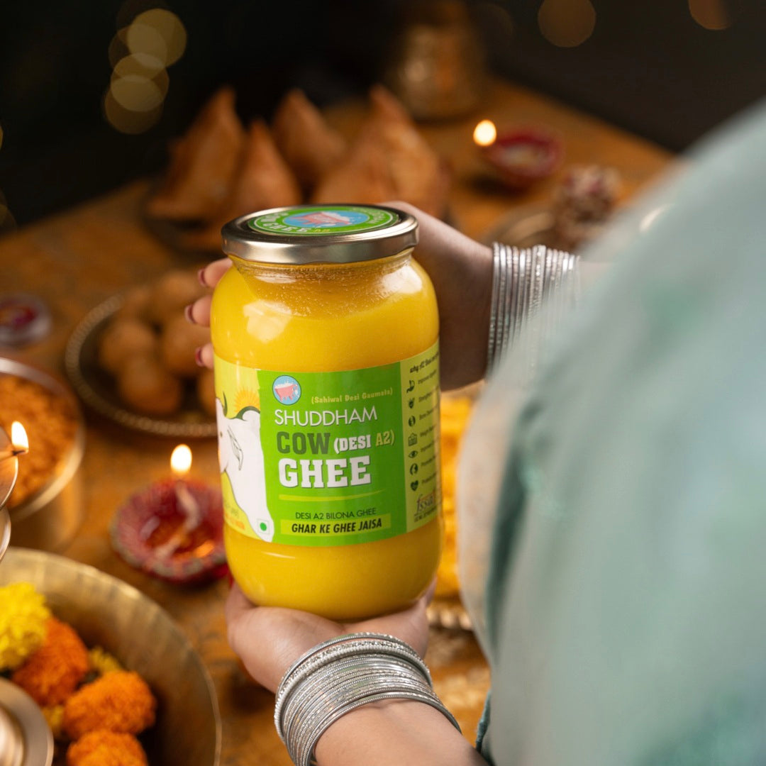 1 Ltrs Shuddham Organics Pure A2 Ghee