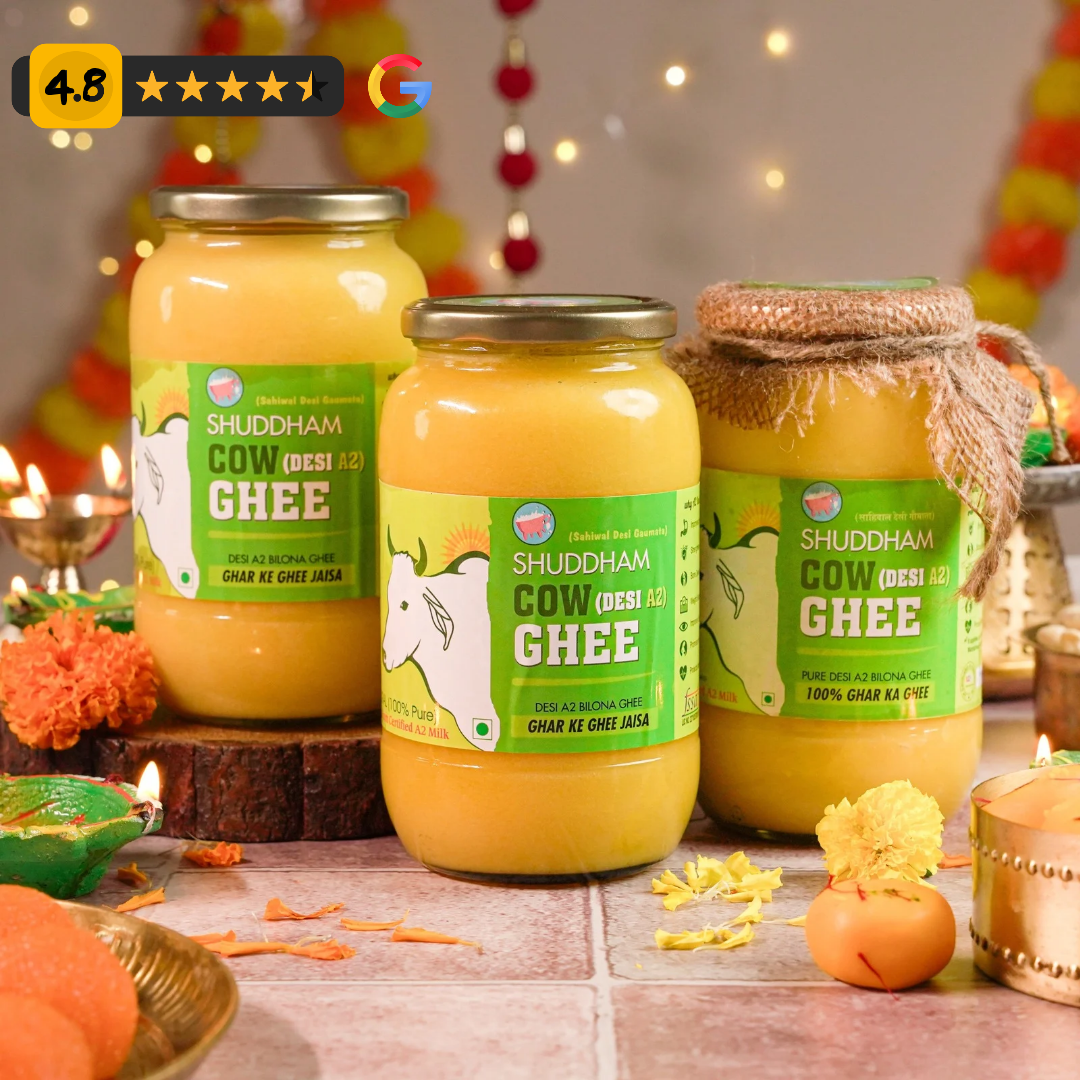 3 Ltrs Shuddham Organics Pure A2 Ghee