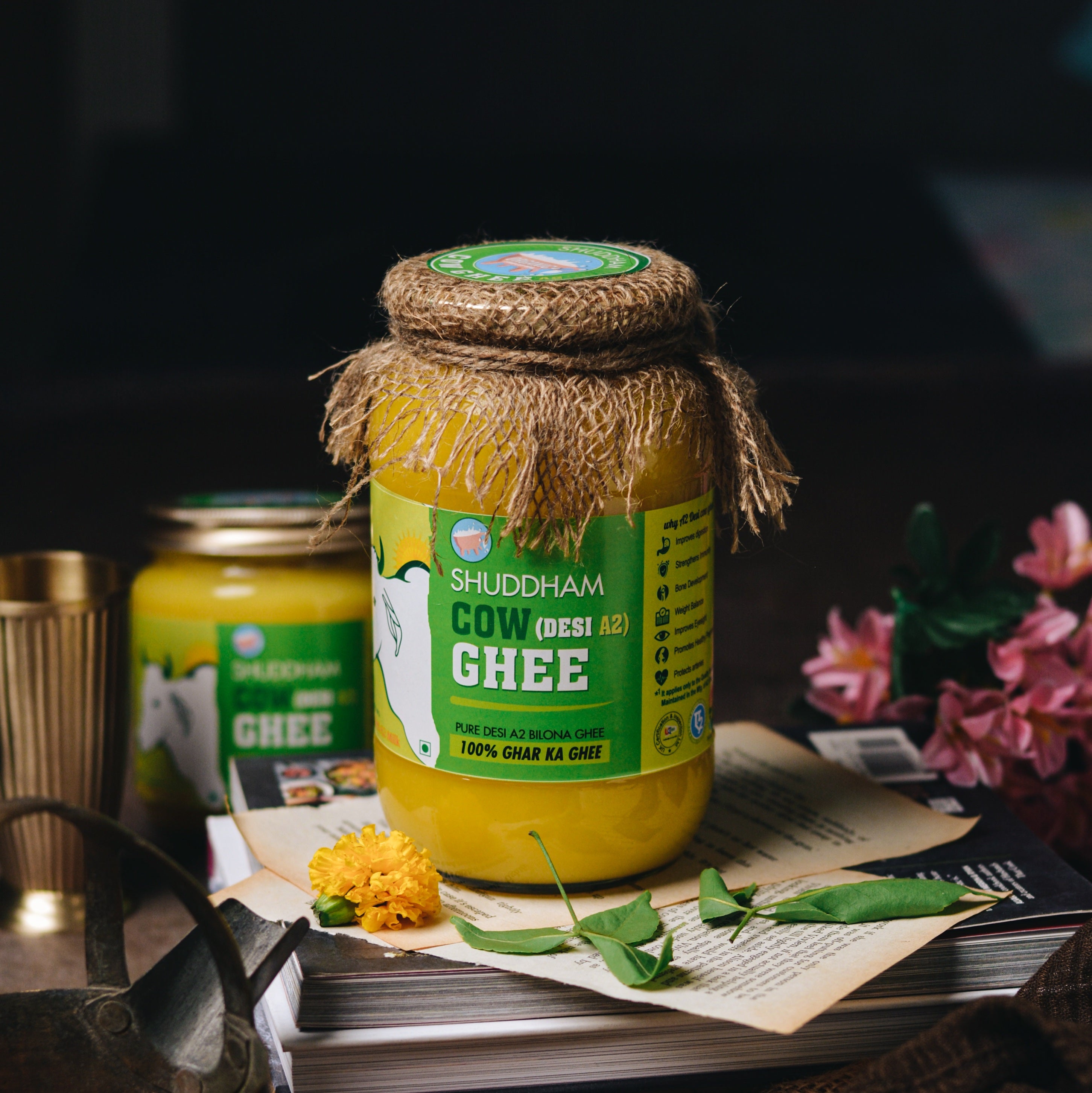 1 Ltrs Shuddham Organics Pure A2 Ghee