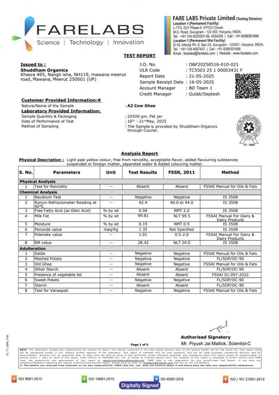 May 2025 Lab Tests