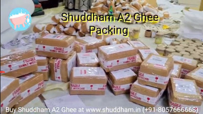 Shuddham A2 Ghee Packing (Video)