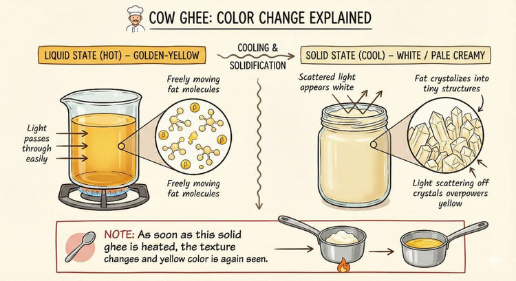 Cow Ghee Color Change Explained – Shuddham Gaushaala
