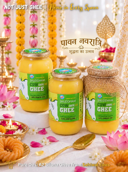 3 Ltrs Shuddham Organics Pure A2 Ghee