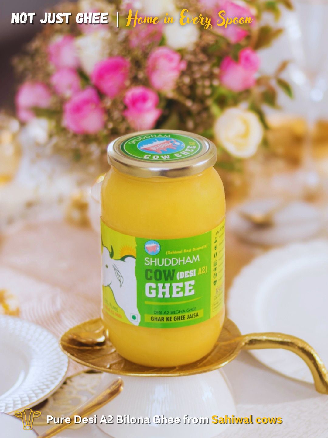 1 Ltrs Shuddham Organics Pure A2 Ghee