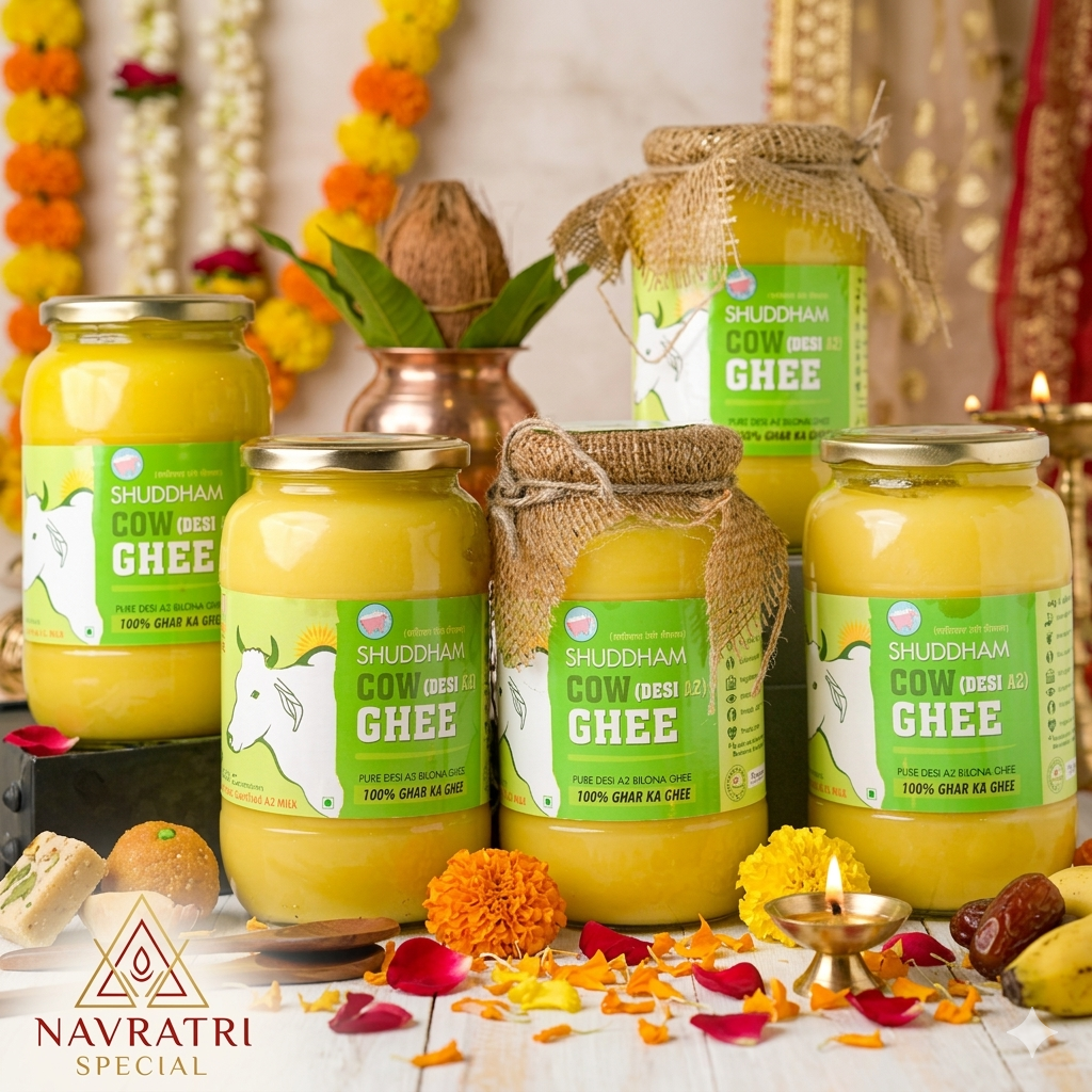 5 Ltrs Shuddham Organics Pure A2 Ghee