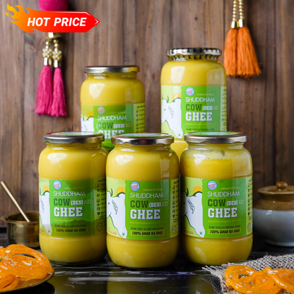 5 Ltrs Shuddham Organics Pure A2 Ghee