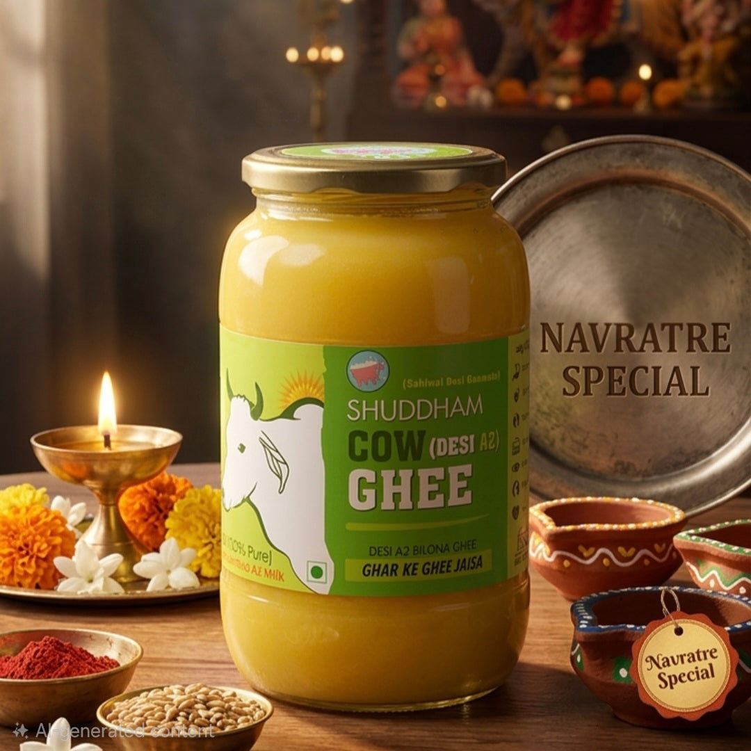1 Ltrs Shuddham Organics Pure A2 Ghee