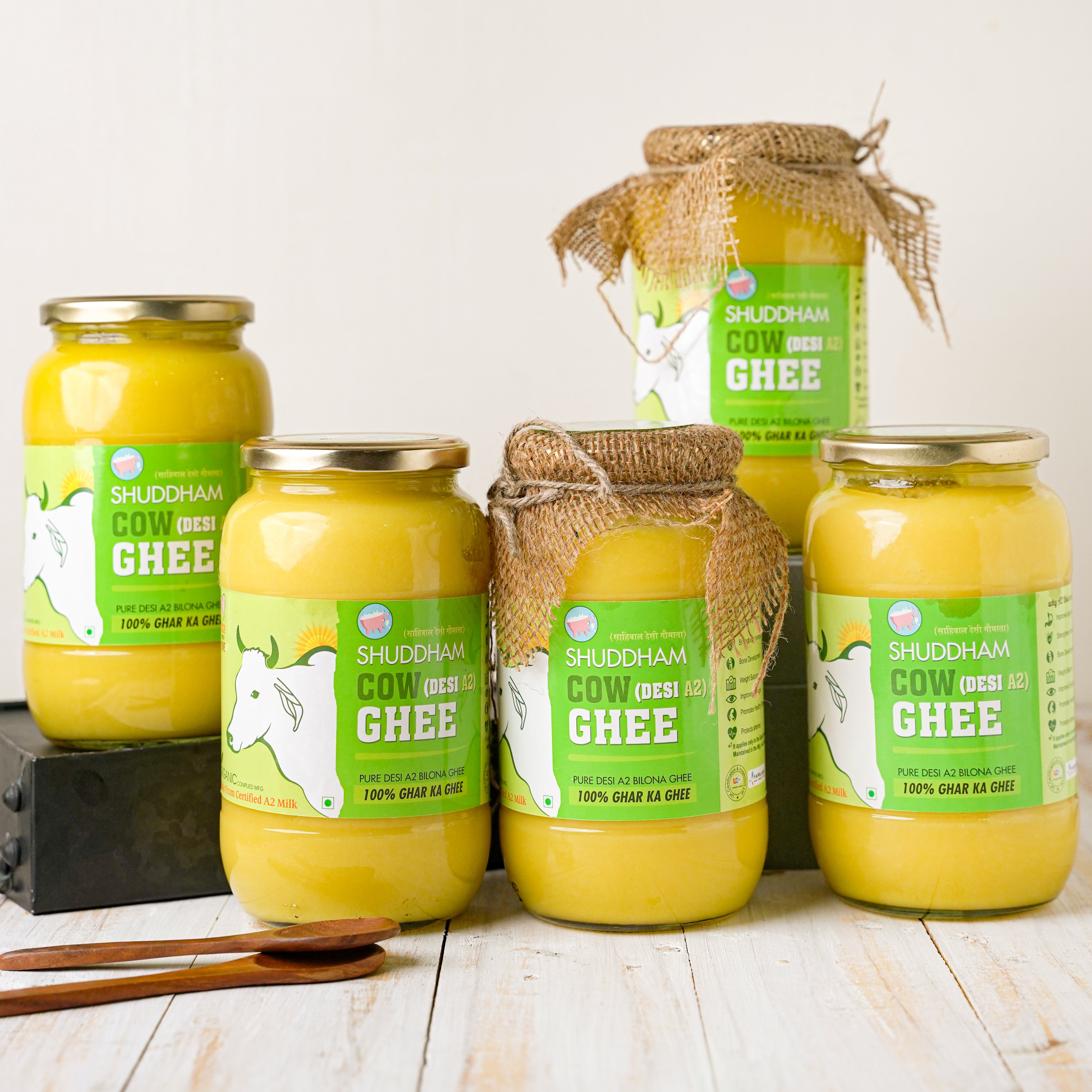 5 Ltrs Shuddham Organics Pure A2 Ghee