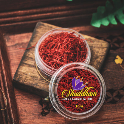 Shuddham Safrron Pure &amp; Premium A++ Grade (1 Gm)