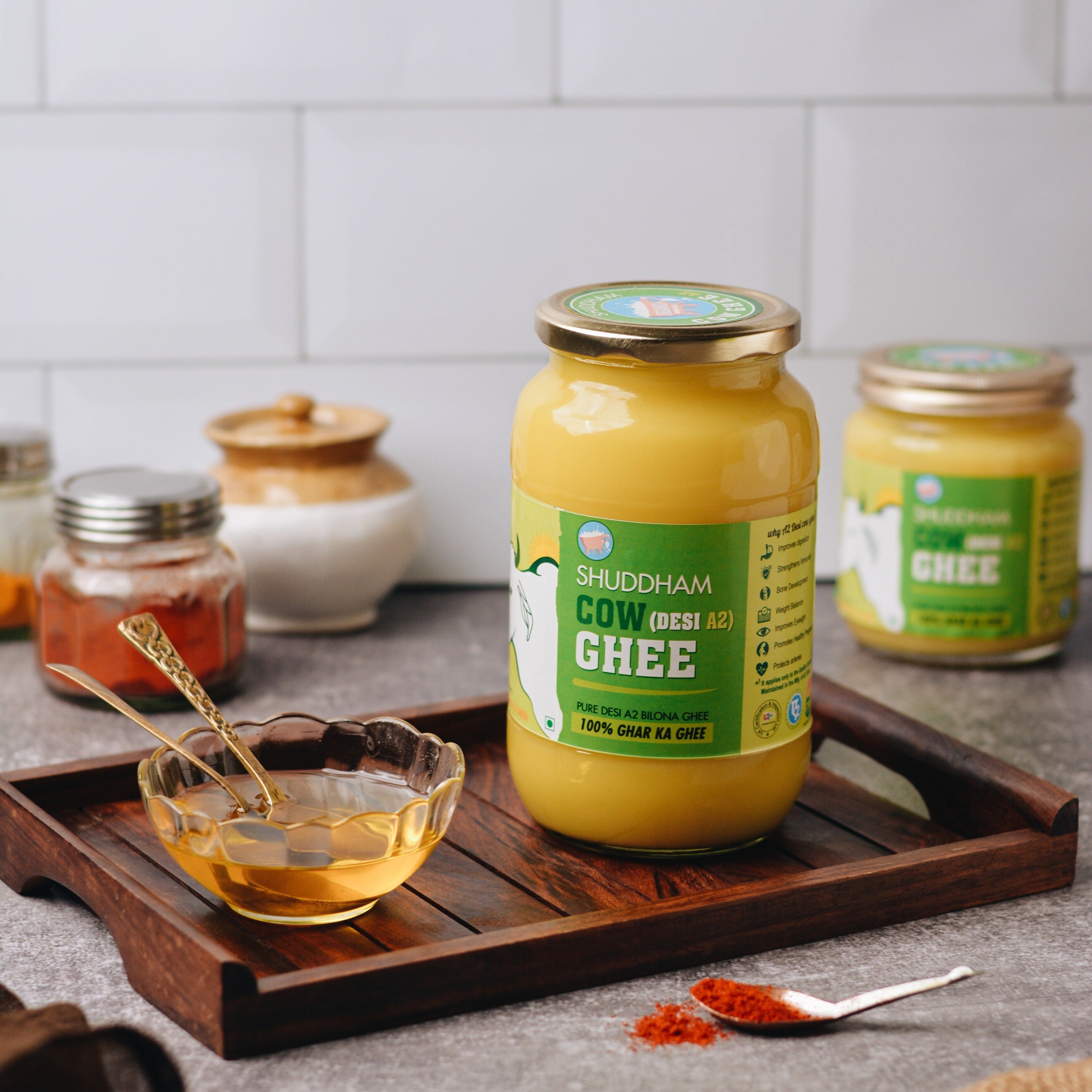 3 Ltrs Shuddham Organics Pure A2 Ghee