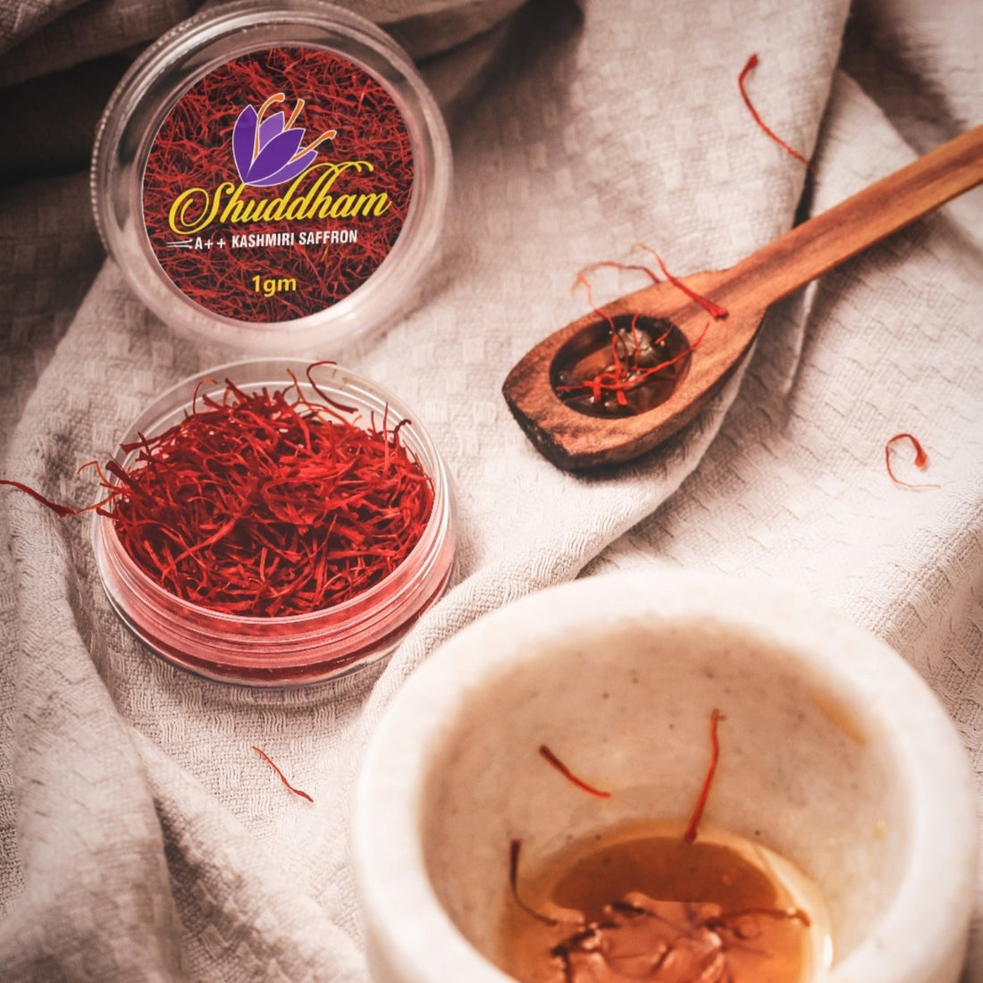 Shuddham Safrron Pure &amp; Premium A++ Grade (1 Gm)